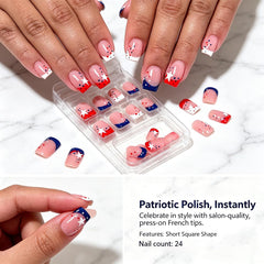 KTAABTR kit contents with jelly glue stickers, mini file, wooden stick for easy application