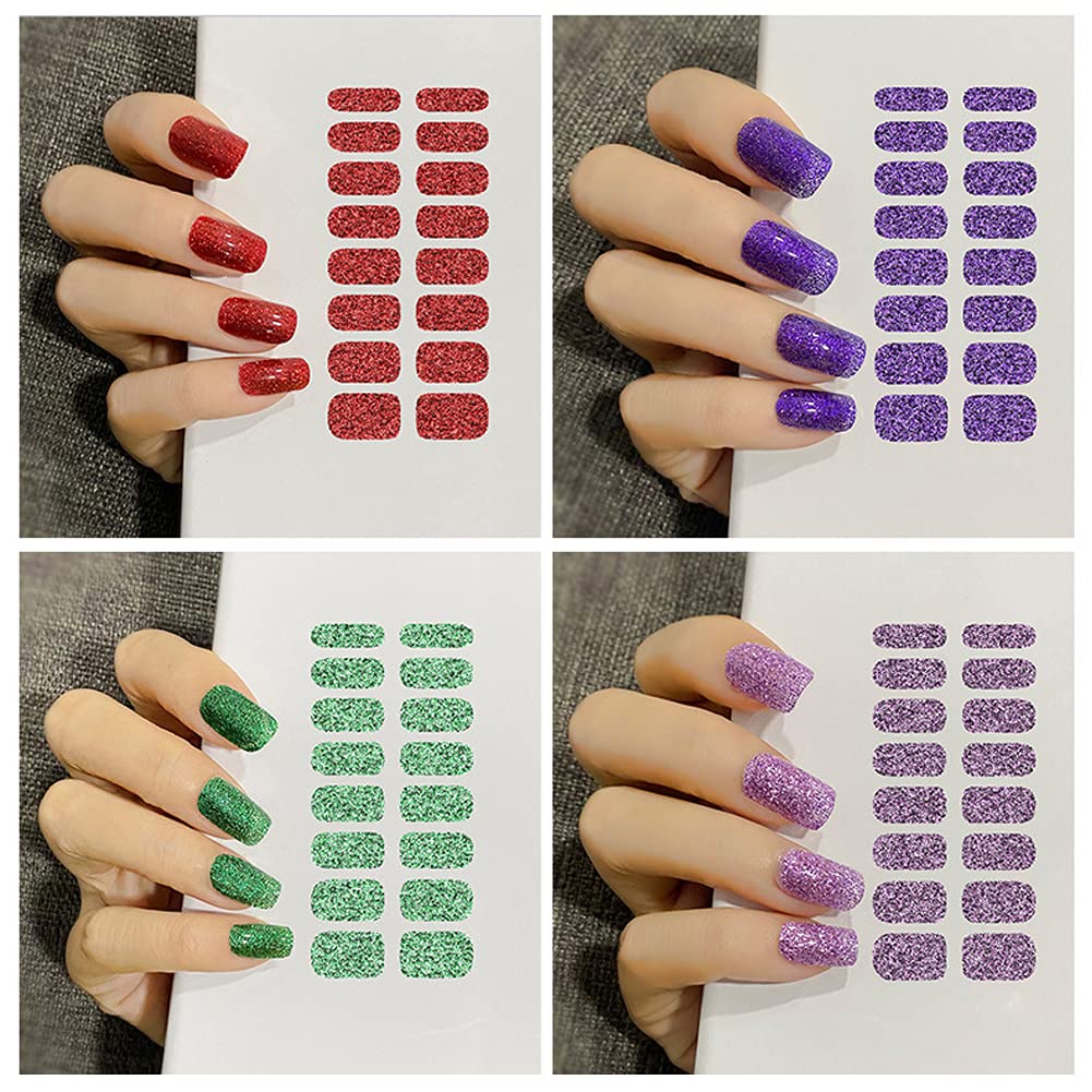 KTAABTR strip applied on a fingernail demonstrating easy adhesion and smooth finish