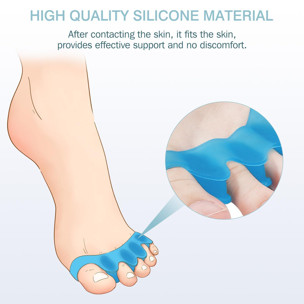 KTSAY used during a pedicure displaying neat toe separation