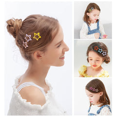 KUBOM clips styled in a child's hair for comfortable everyday wear