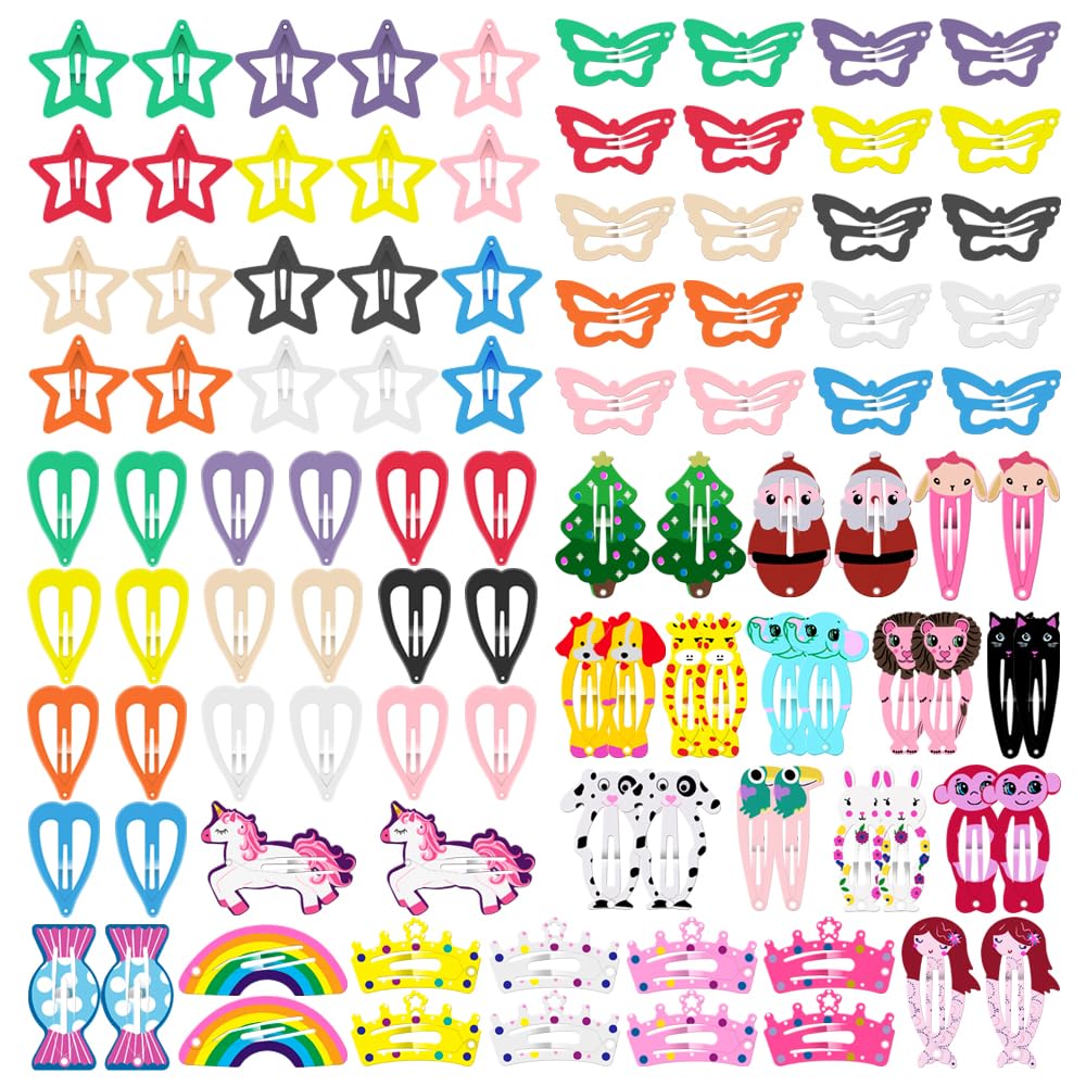 KUBOM front packaging showing colorful clip assortment and fun designs