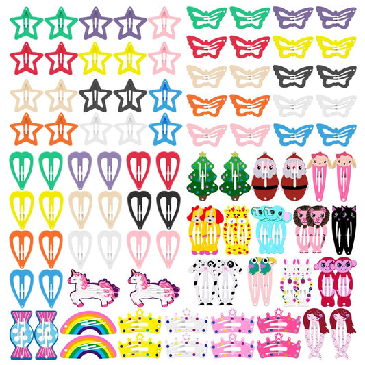 KUBOM front packaging showing colorful clip assortment and fun designs
