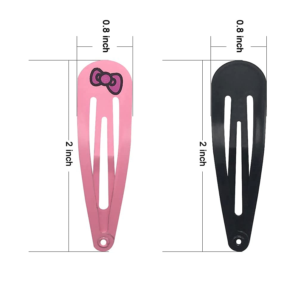 KUBOM solid color clips laid out showing variety and quick styling options