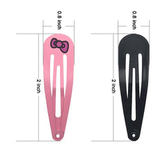 KUBOM solid color clips laid out showing variety and quick styling options