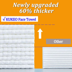 KUKEO close-up rayon texture highlighting soft absorbent weave