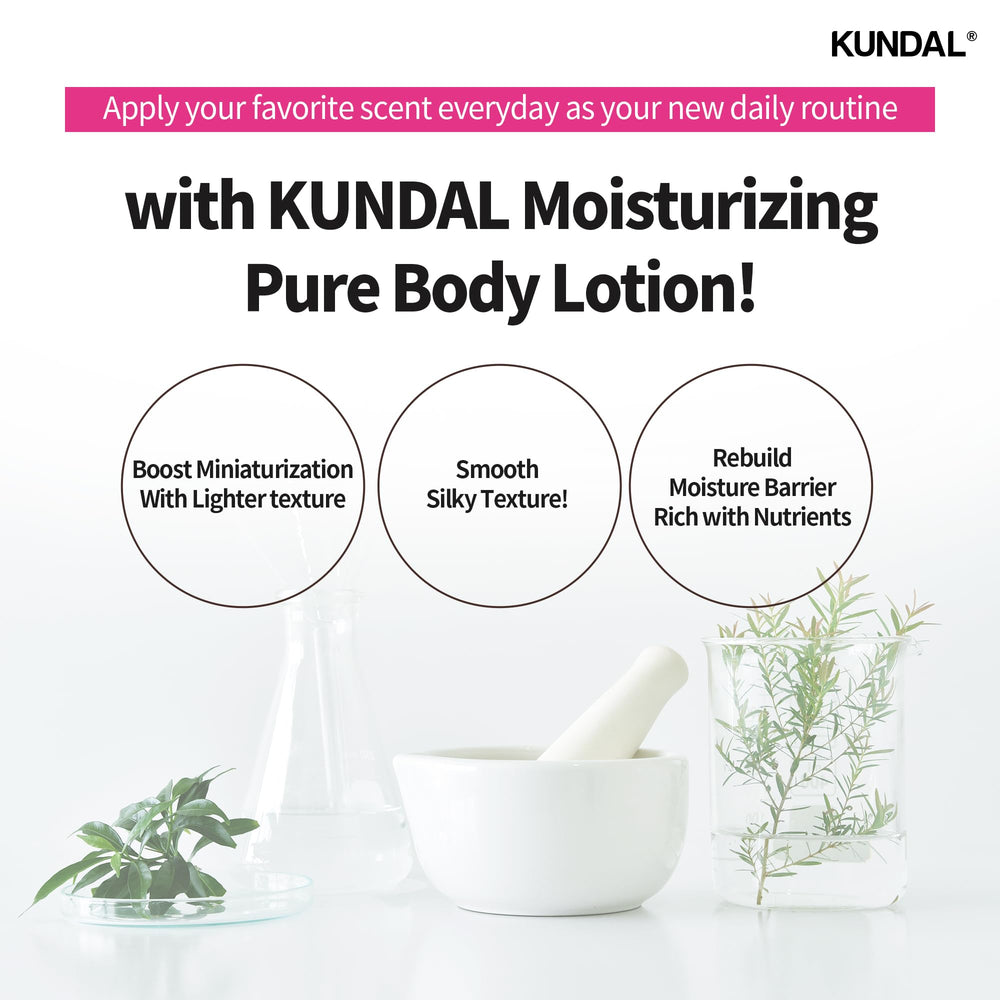 KUNDAL honey macadamia aloe ingredients displayed to show nourishing benefits