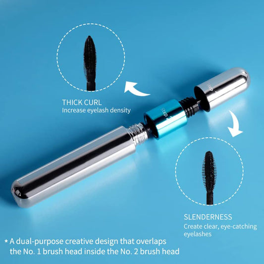 KUNSHNBEI dual wand open showing two applicators for versatile looks