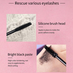 KUNSHNBEI mascara texture with silk fibers for visible length