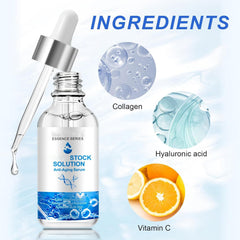 Kurchugo label ingredients panel highlighting hyaluronic acid and collagen benefit