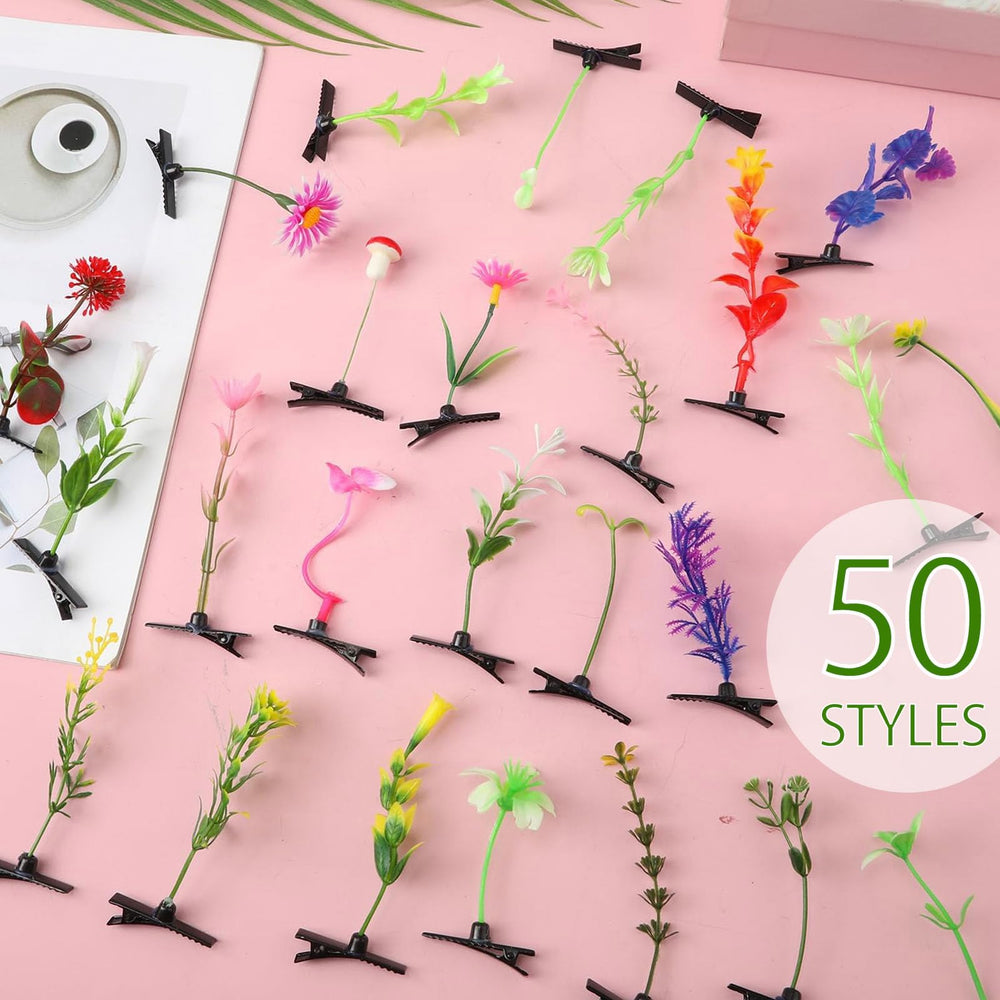 Kurilai festival hairstyle showcasing multiple clips for eye-catching charm