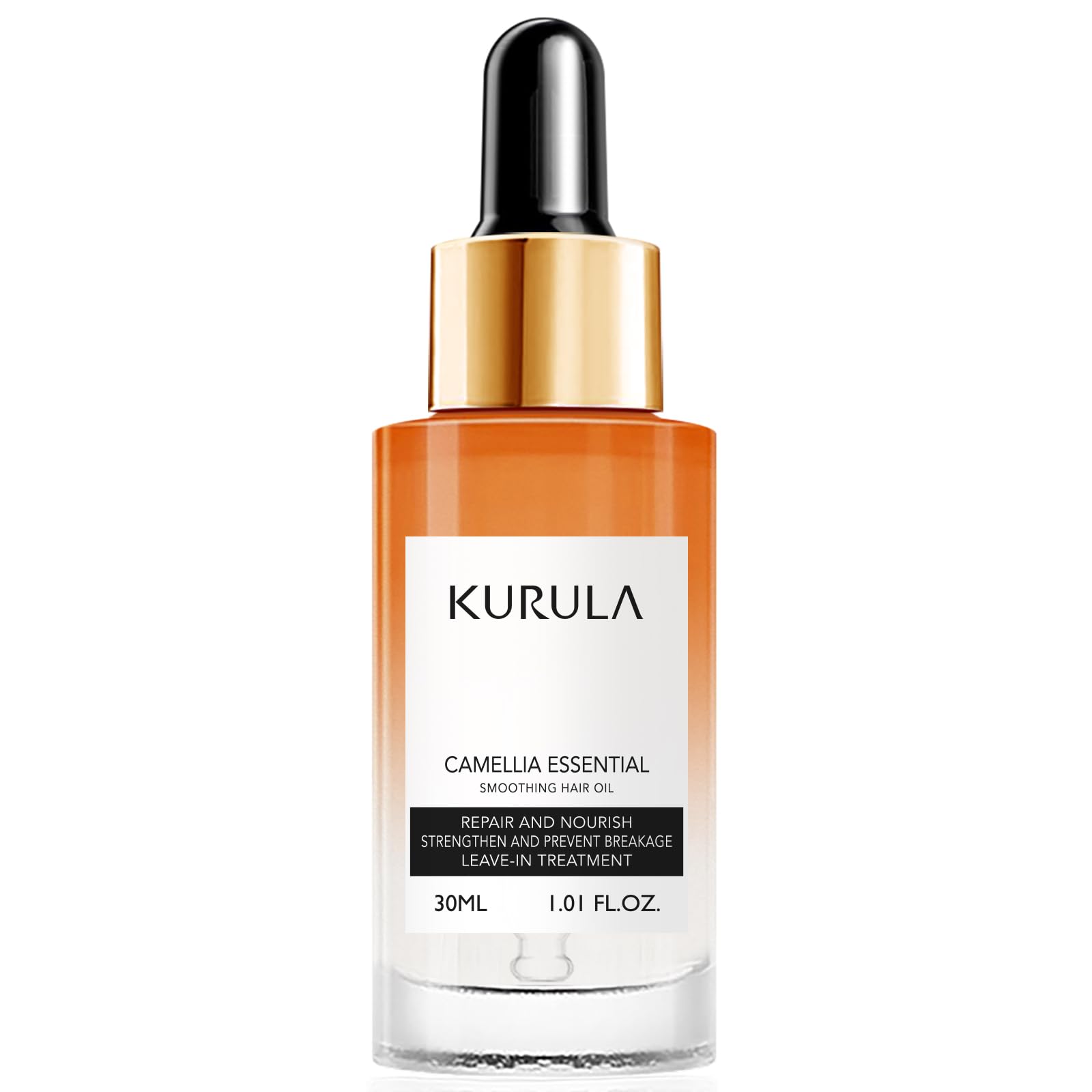 Kurula bottle front view showing label and compact size, enhances shelf appeal
