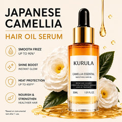 Kurula oil droplet close-up showing clarity and silky texture for smoothness