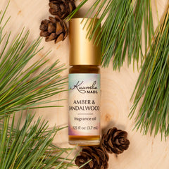 Kuumba Made close-up of rollerball and oil texture for smooth, precise application benefit