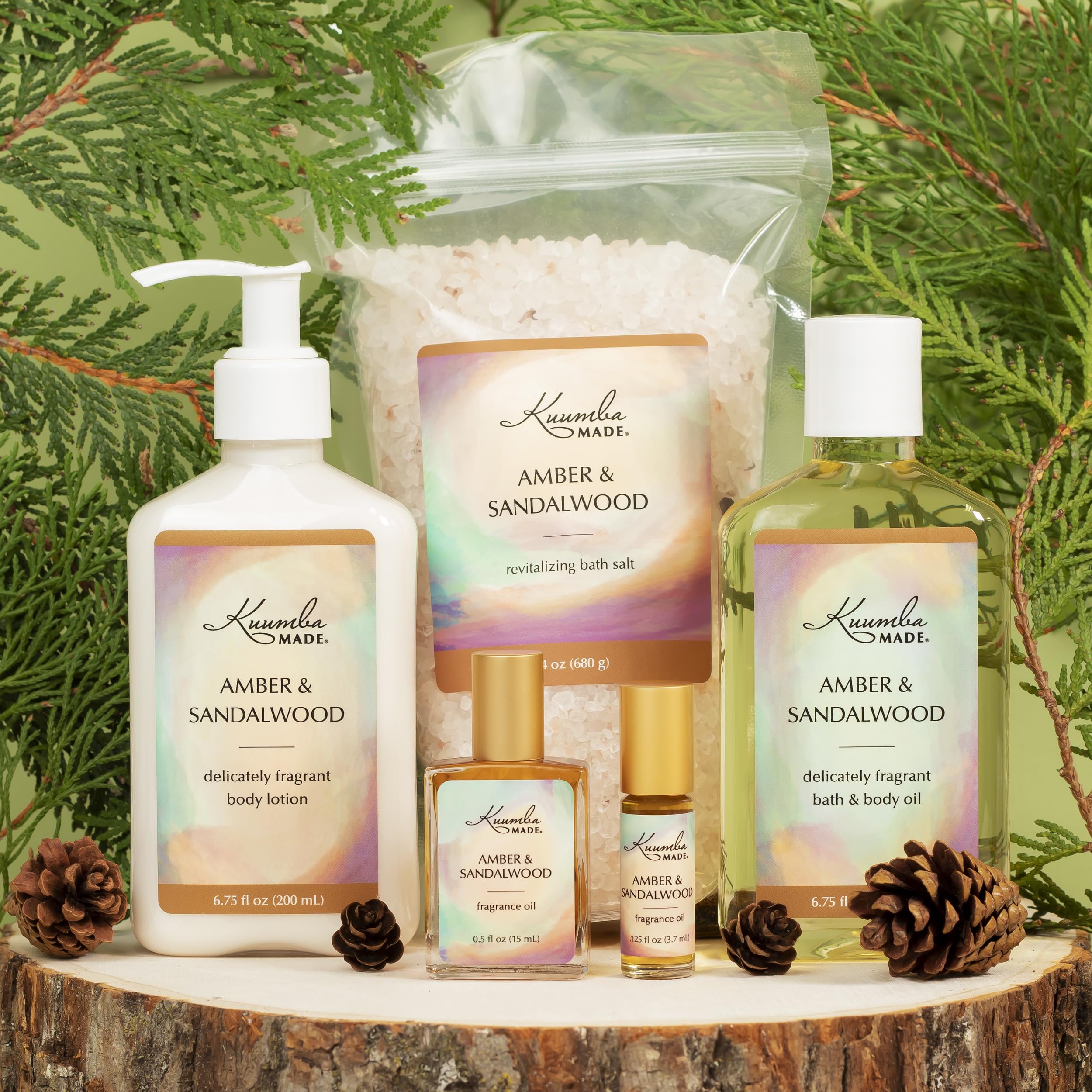 Kuumba Made bottle beside coin to show .125 fl oz scale and travel-ready convenience benefit
