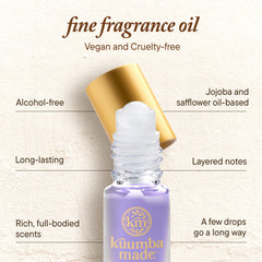 Kuumba Made bottle size comparison showing compact 0.15 fl oz travel benefit