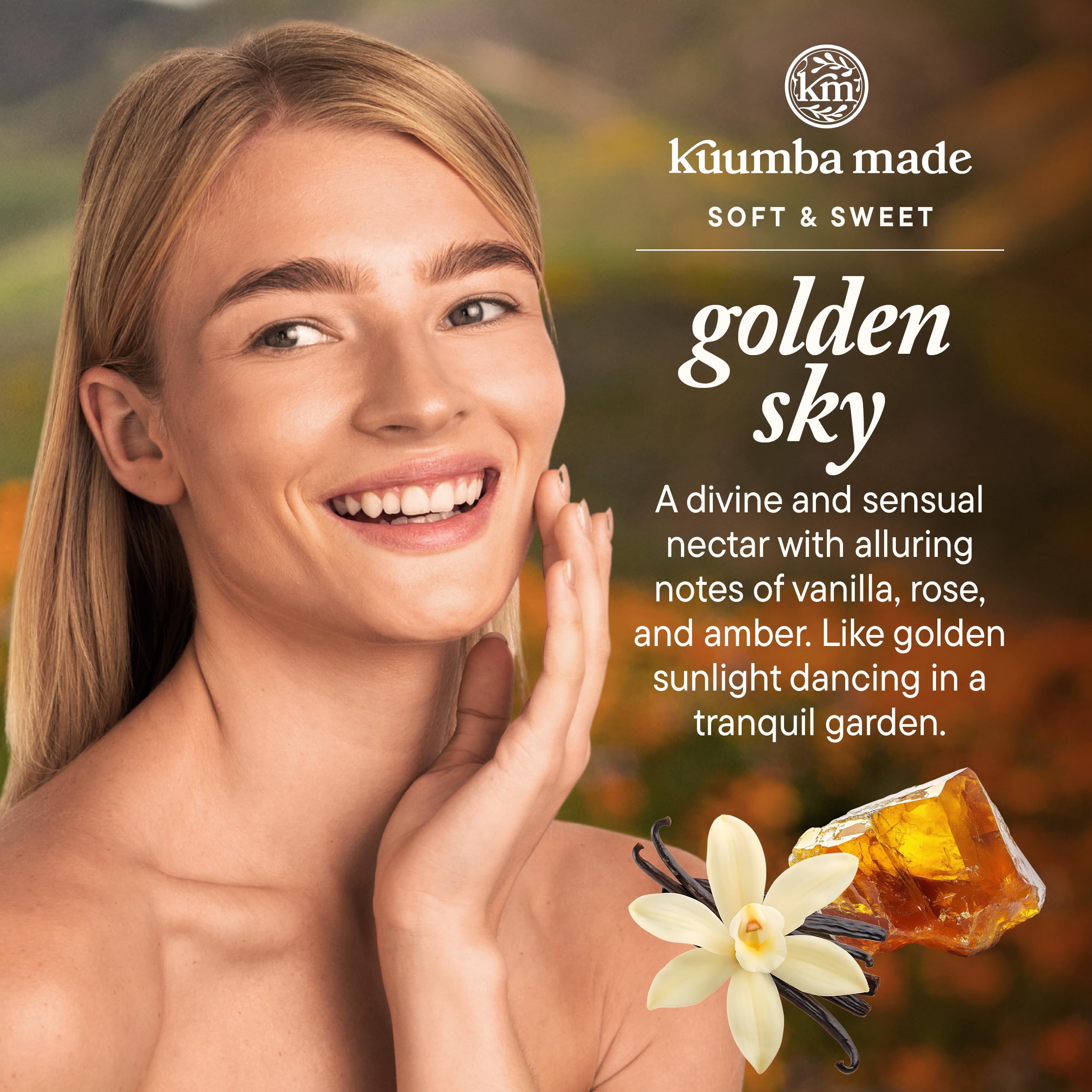Kuumba Made oil texture poured on hand highlighting jojoba hydration benefit