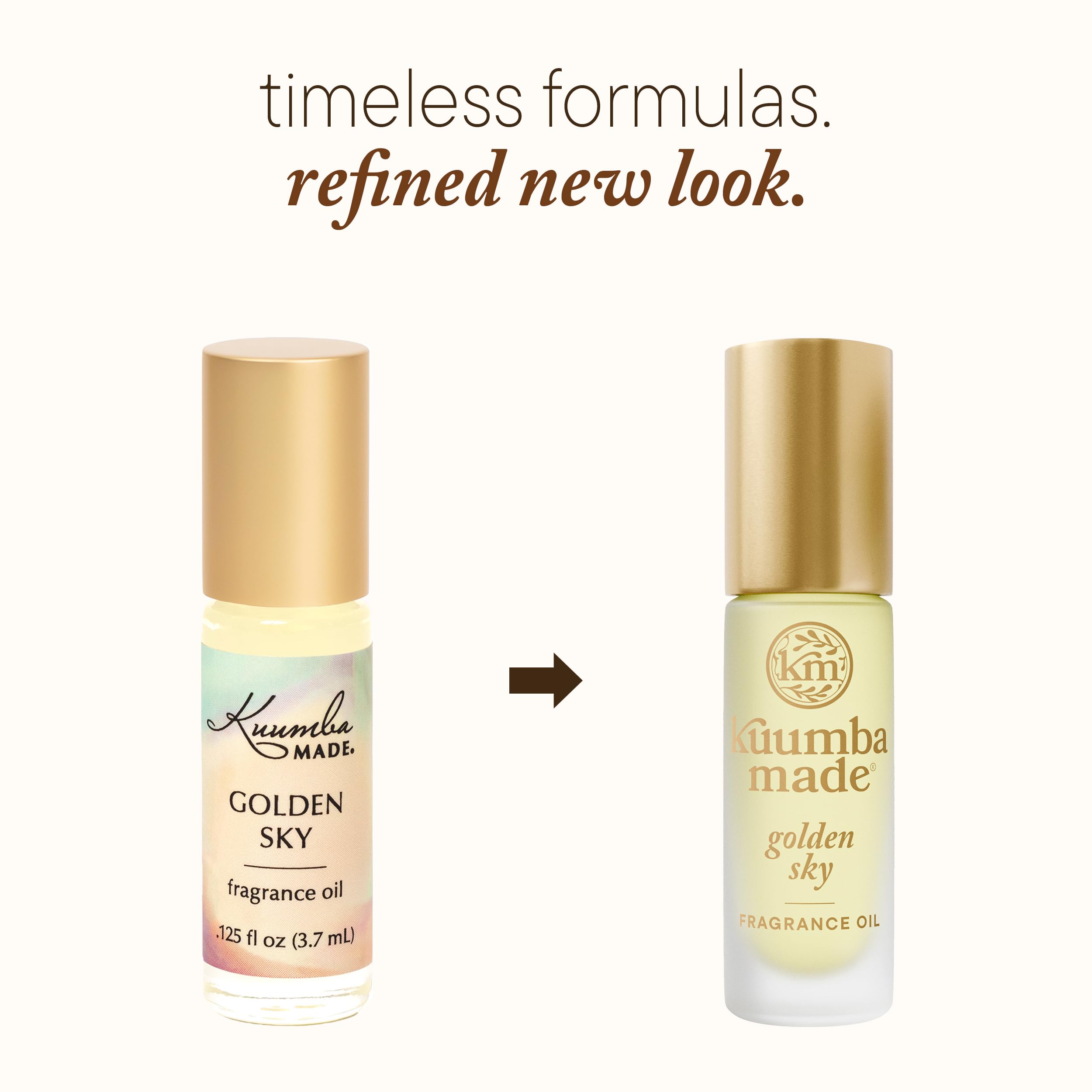 Kuumba Made rollerball close-up demonstrating smooth application and control