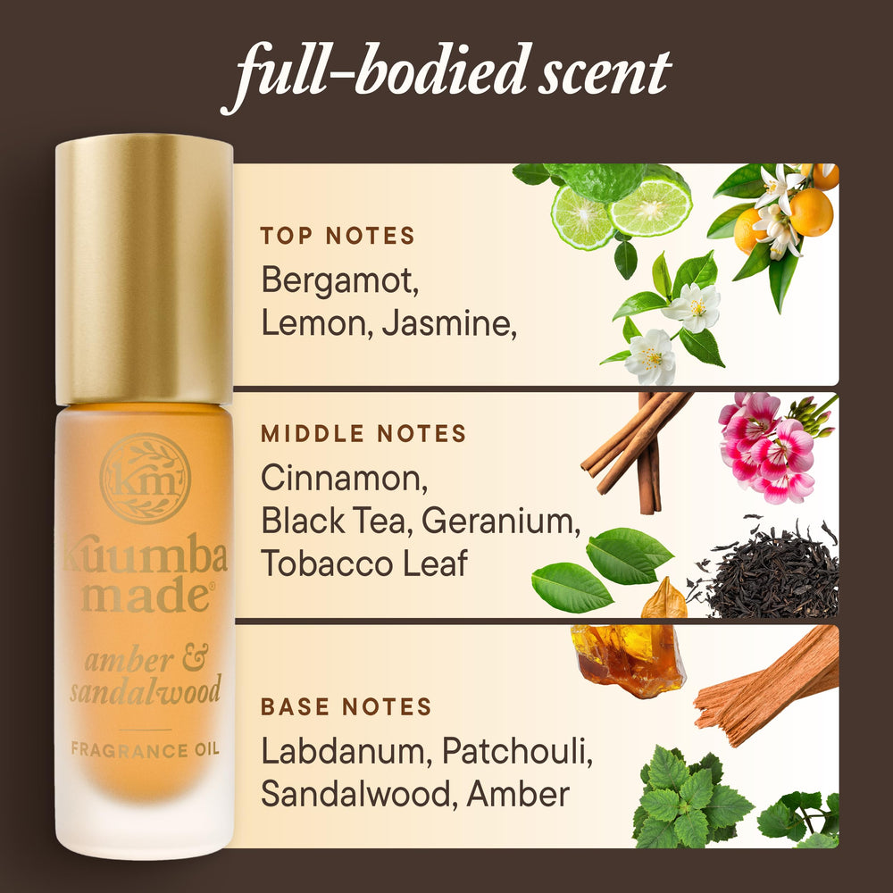 Kuumba Made label closeup listing notes and vegan formulation for ingredient clarity