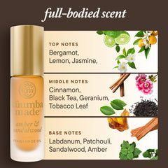 Kuumba Made label closeup listing notes and vegan formulation for ingredient clarity
