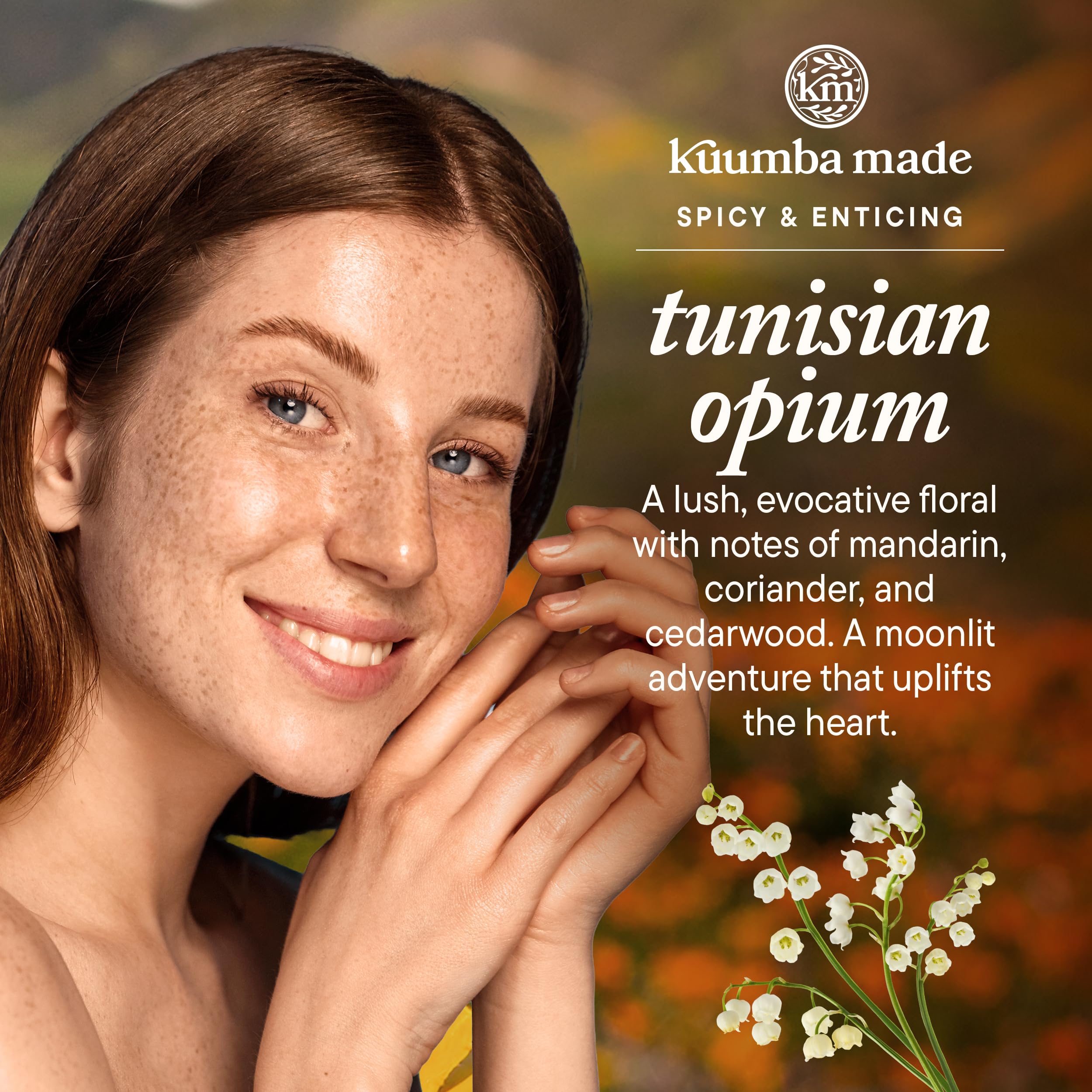 Kuumba Made oil texture on skin demonstrating moisturizing, non-drying feel