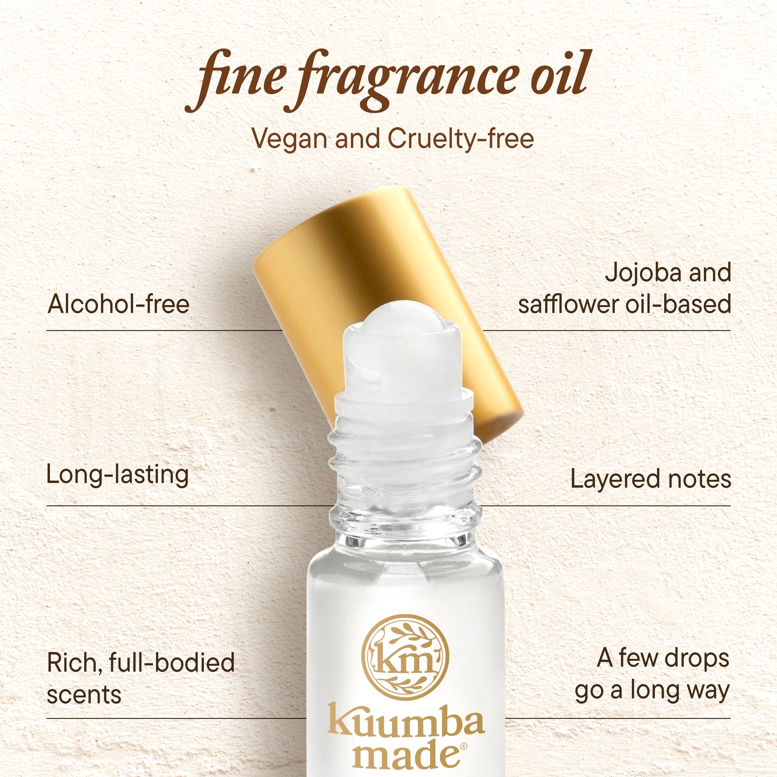 Applying Kuumba Made Pikaki Lei on wrist for long-lasting, subtle scent