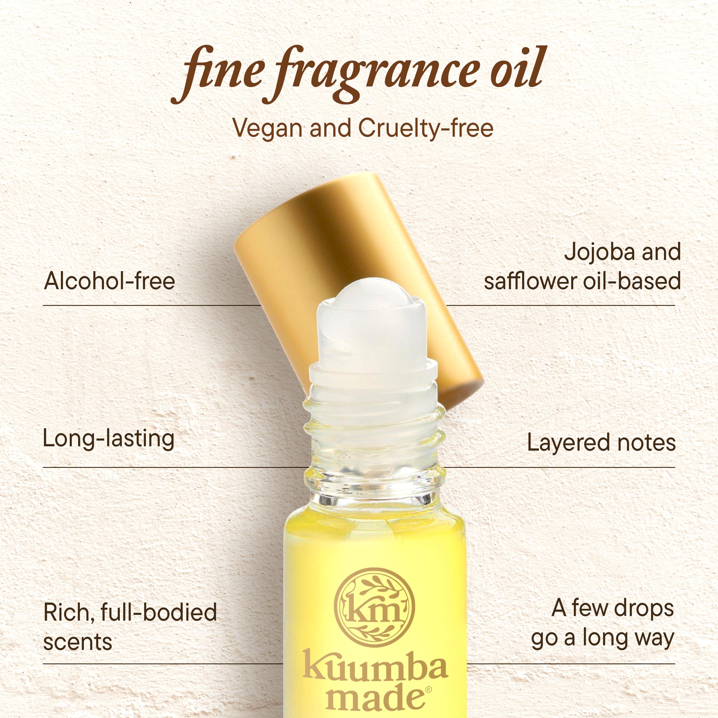 Kuumba Made safflower oil ingredient visual showing natural carrier oil benefits