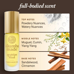 Kuumba Made size comparison with coin showing travel-friendly 0.15 fl oz capacity