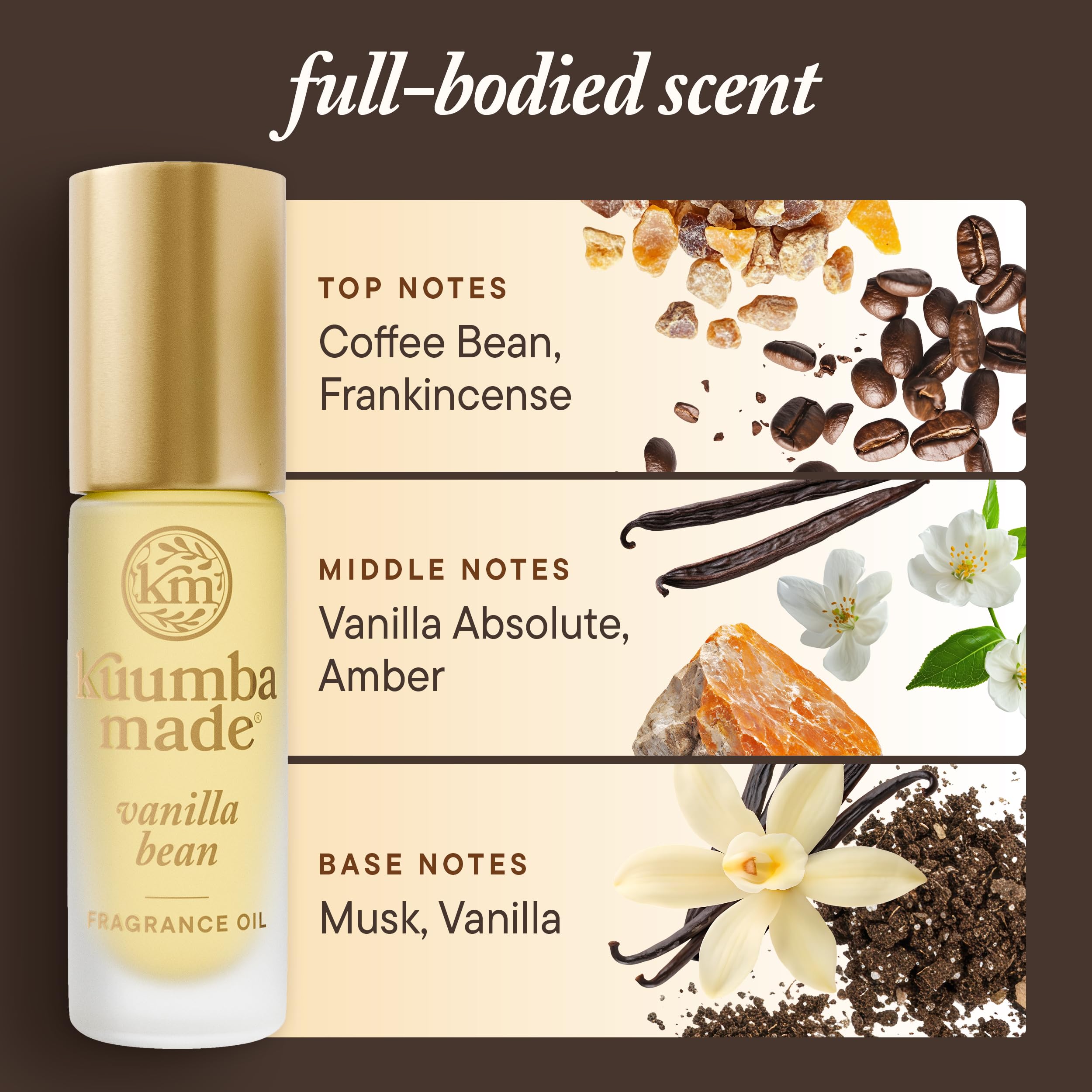Kuumba Made roller held in hand showing compact travel-friendly benefit