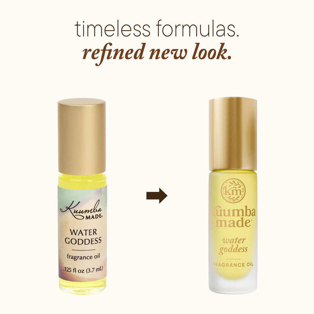 Kuumba Made close-up of rollerball applicator for easy, controlled fragrance application