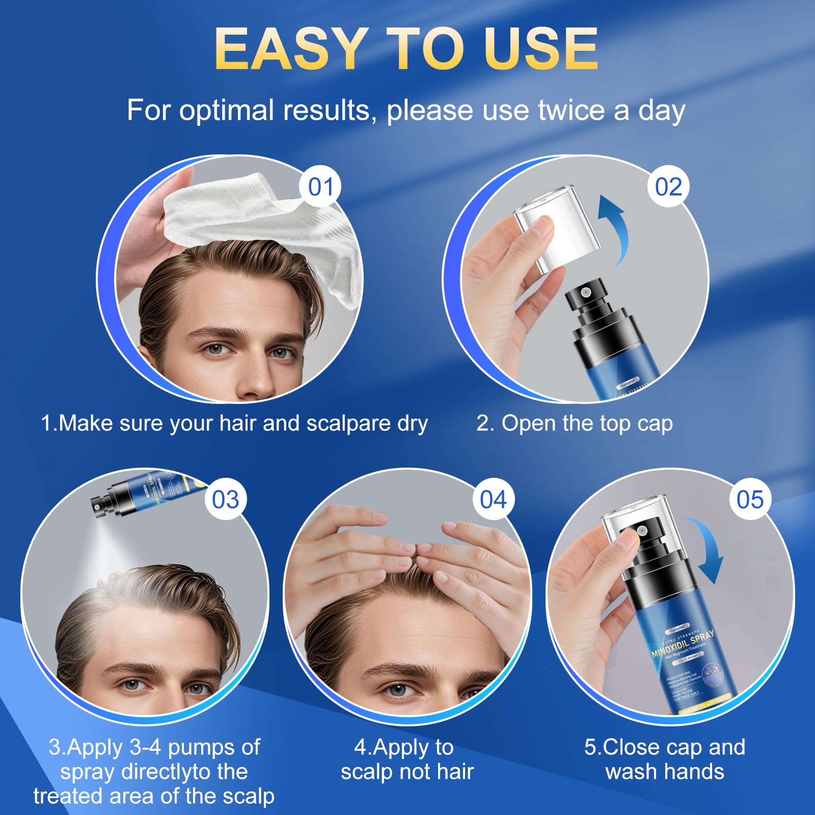 Kweqdsd spray dispenser detail demonstrating even distribution benefit