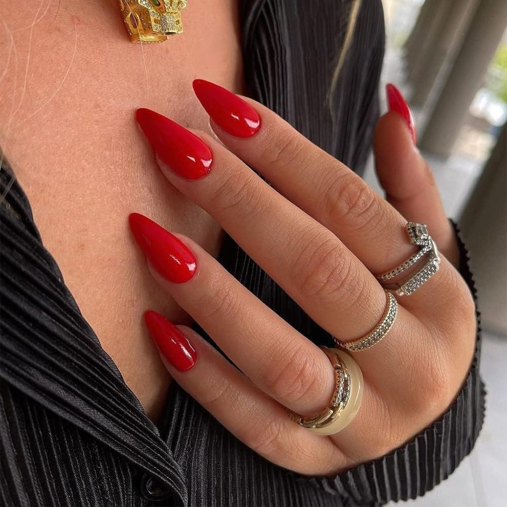 kxamelie close-up gel texture highlighting glossy finish and salon-quality look