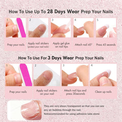 KXAMELIE lifestyle shot of woman wearing nails showing polished French manicure benefit