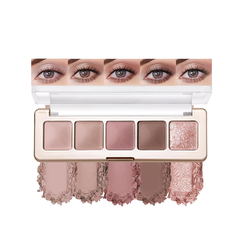 KXmzeG front compact palette showing five neutral shades and travel-ready size