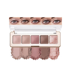 KXmzeG front compact palette showing five neutral shades and travel-ready size