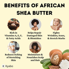 Kyabo shea butter creamy texture close-up highlighting easy spreadability