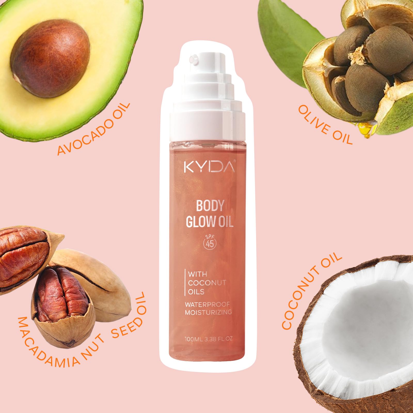 KYDA application on legs and arms demonstrating even coverage benefit