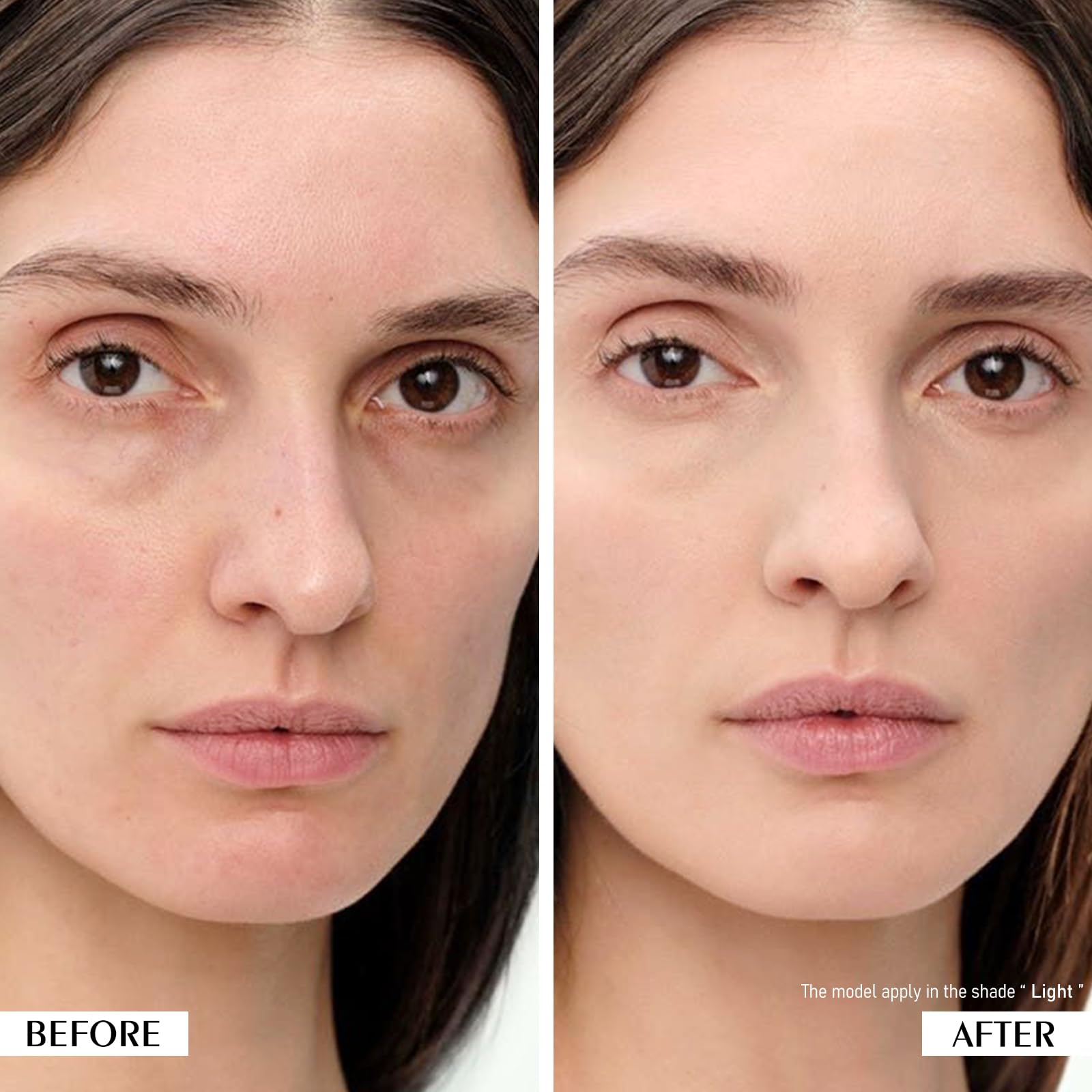 KYDA application with brush demonstrating buildable coverage and matte finish