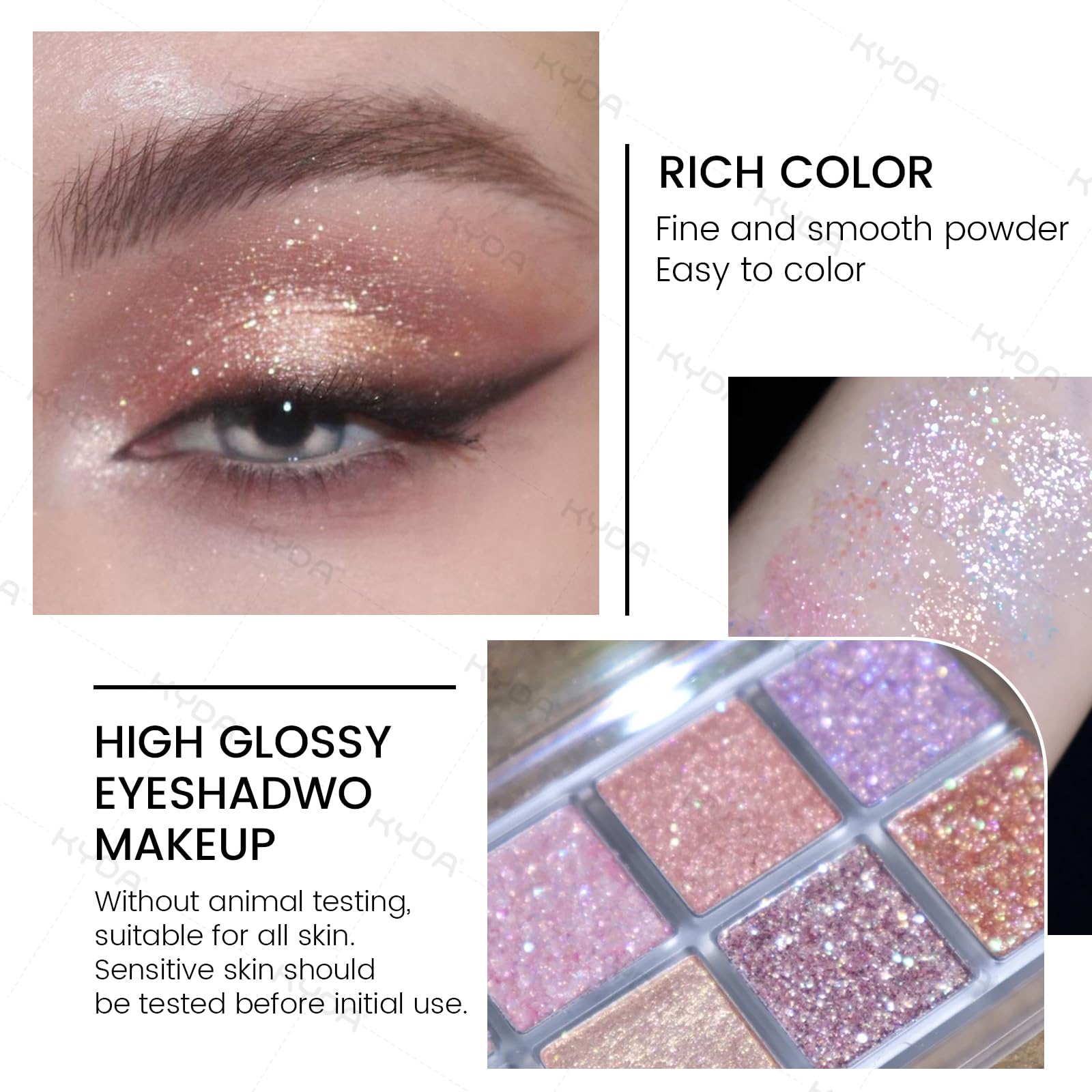 KYDA application with brush illustrating easy layering and control