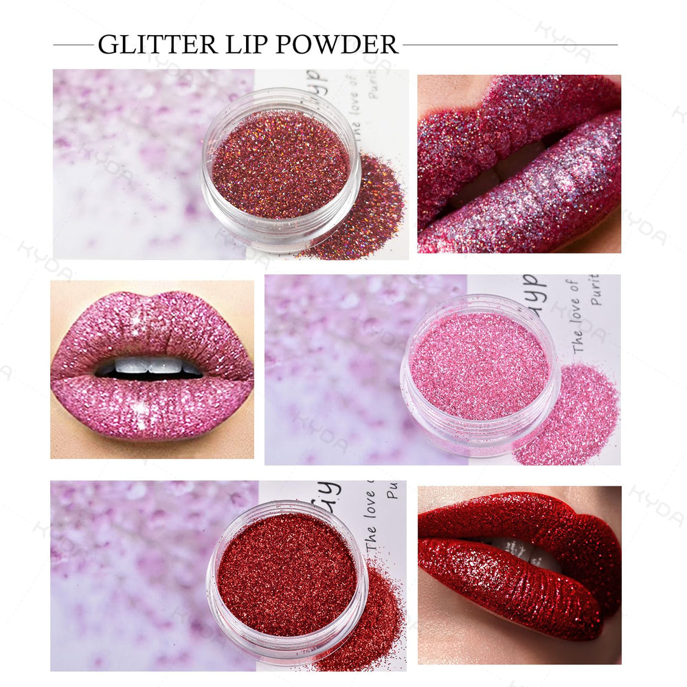 KYDA clear lip primer close-up showing non-sticky adhesion benefit