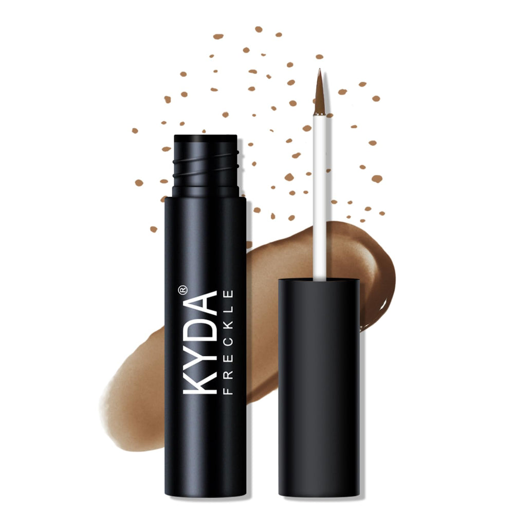 KYDA freckle pen front packaging showing product and benefit of portable design