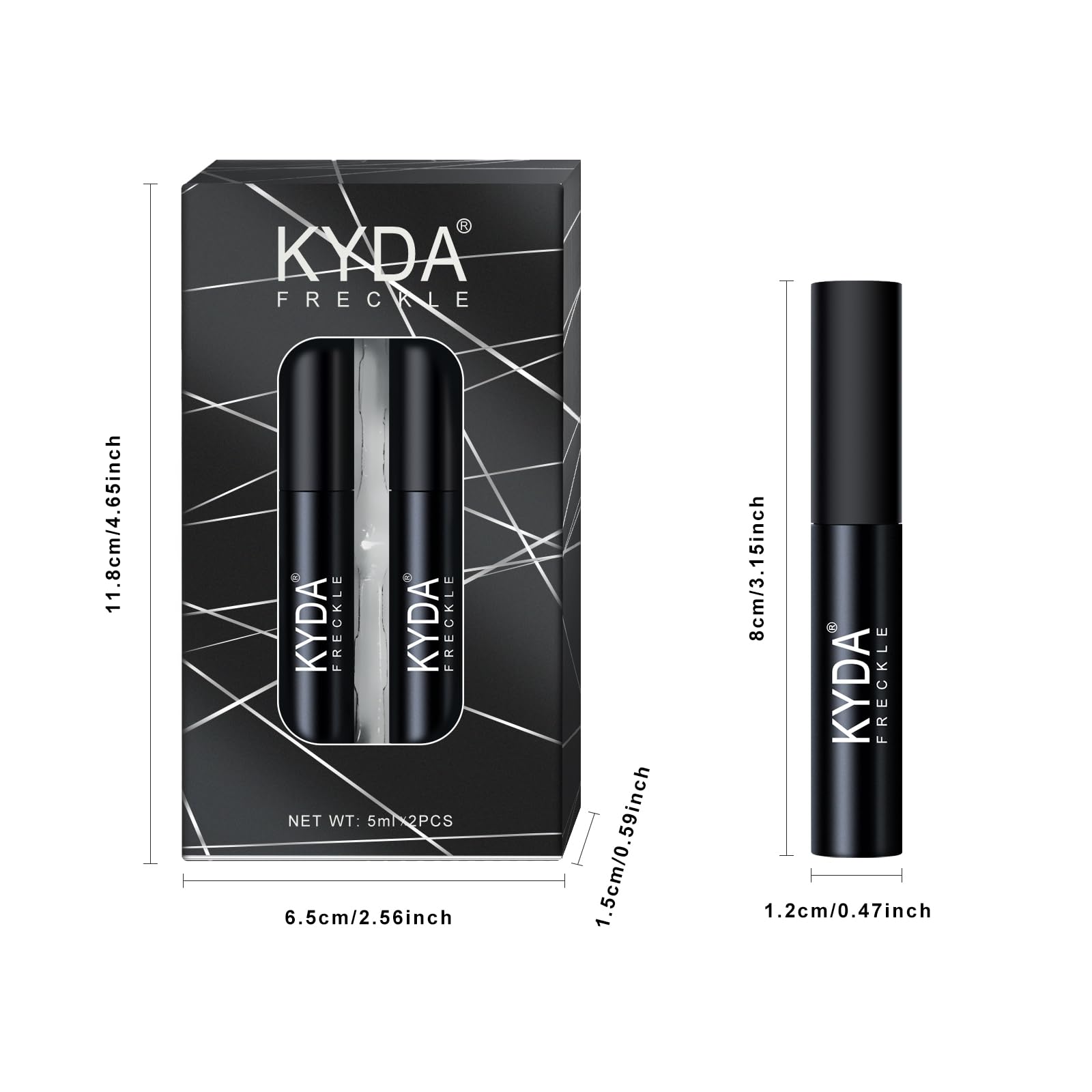 KYDA pen label and ingredients closeup showing product information clarity
