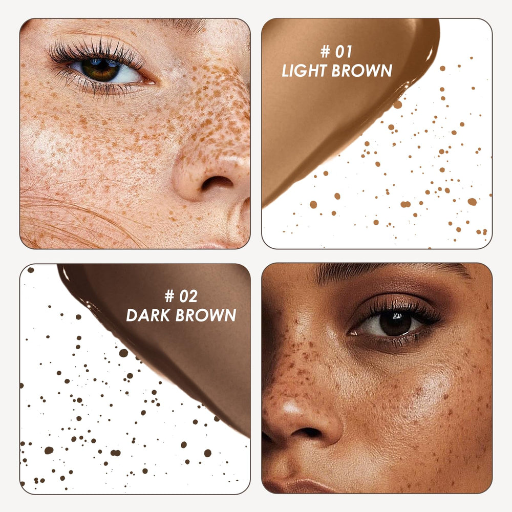 KYDA pen tip closeup showing fine applicator for precise freckle placement