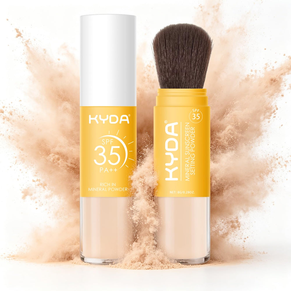 KYDA front packaging showing SPF35 protection and compact design