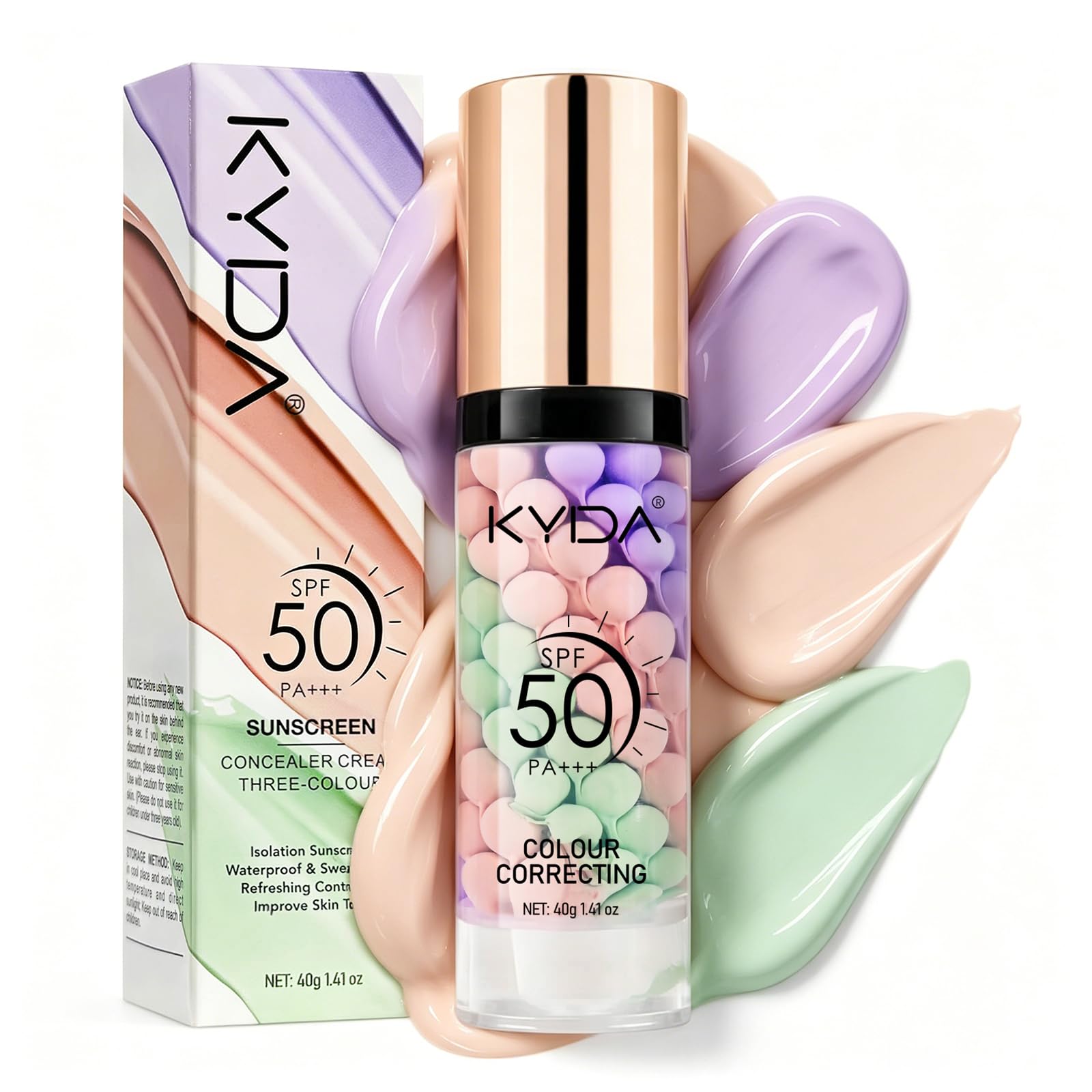 KYDA front packaging showing product and benefits for quick identification