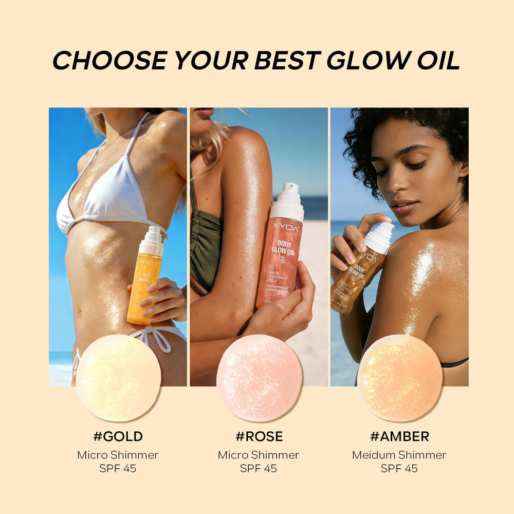 KYDA label and ingredients panel showing SPF45 and coconut inclusion