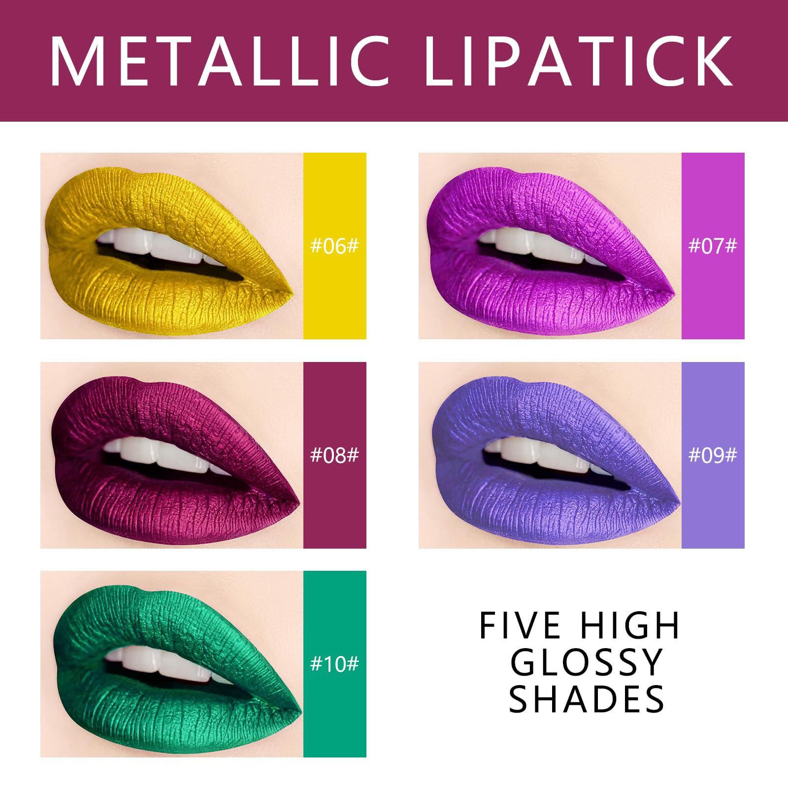 KYDA matte swatches on arm showing rich pigments and smooth coverage benefit