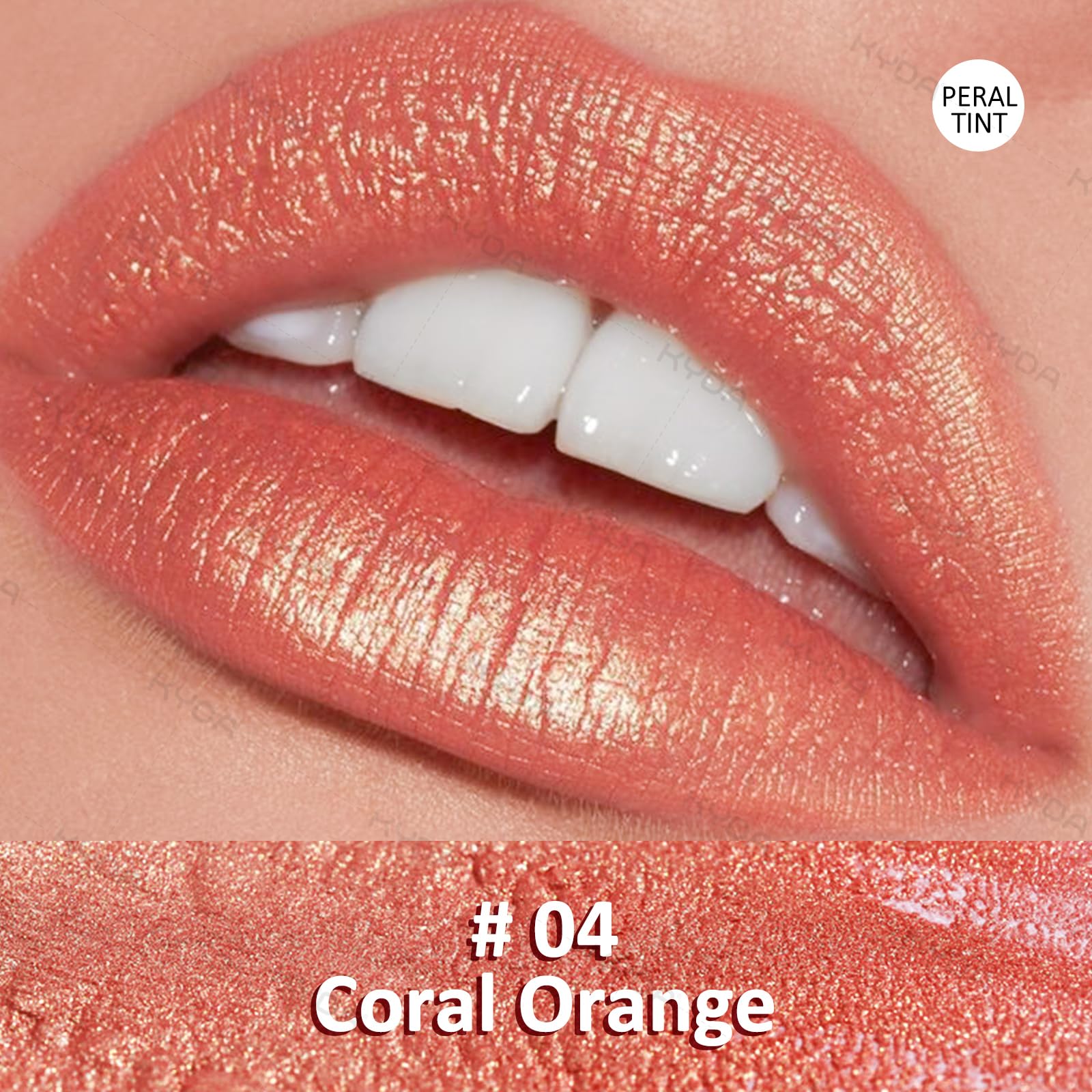 KYDA open bullet close-up showing creamy metallic pearl texture and smooth application