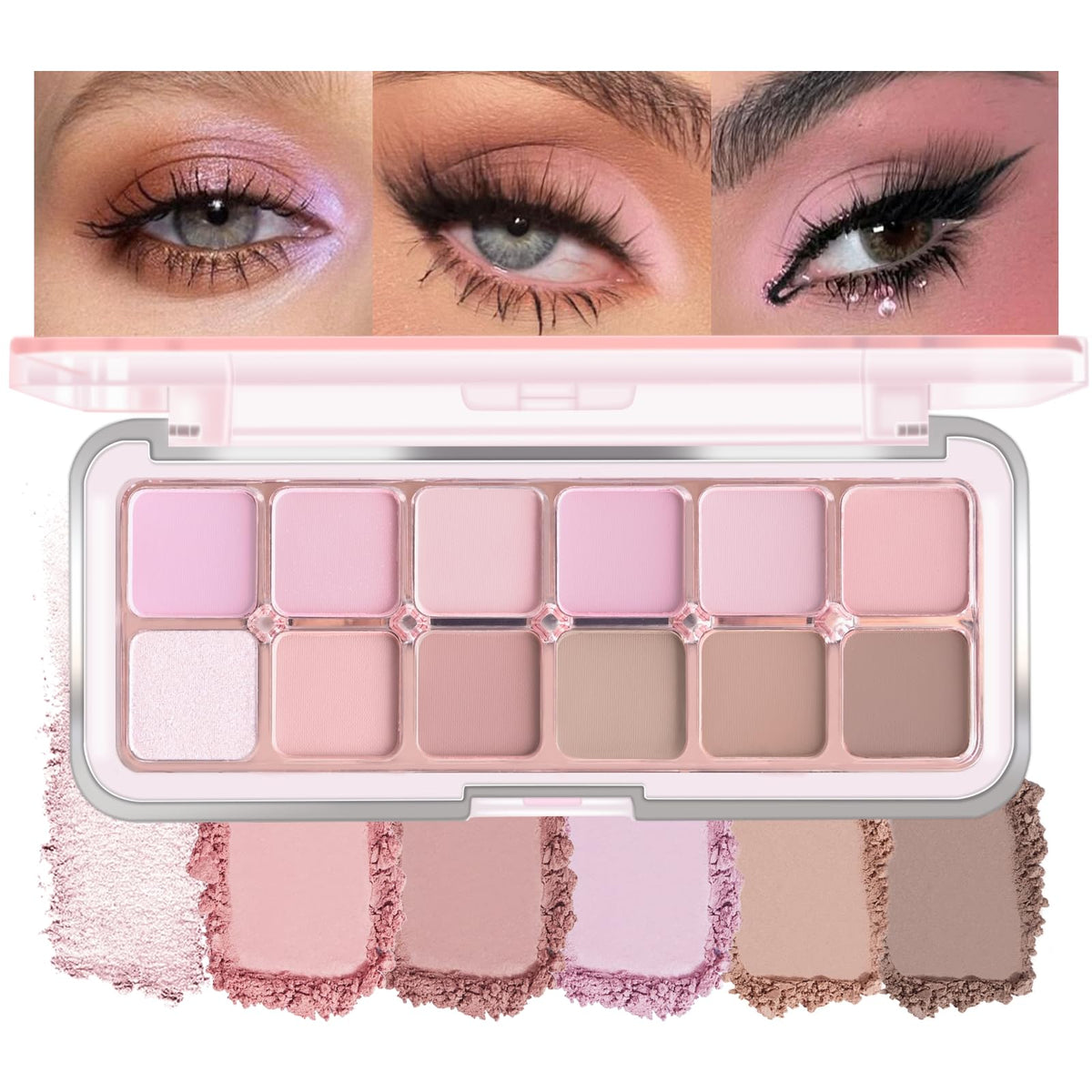 KYDA front packaging showing lavender 12-color palette for easy travel