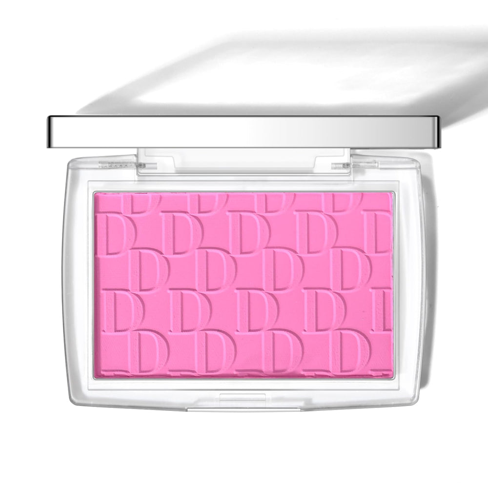 KYDA front compact showing embossed blush and clear shade