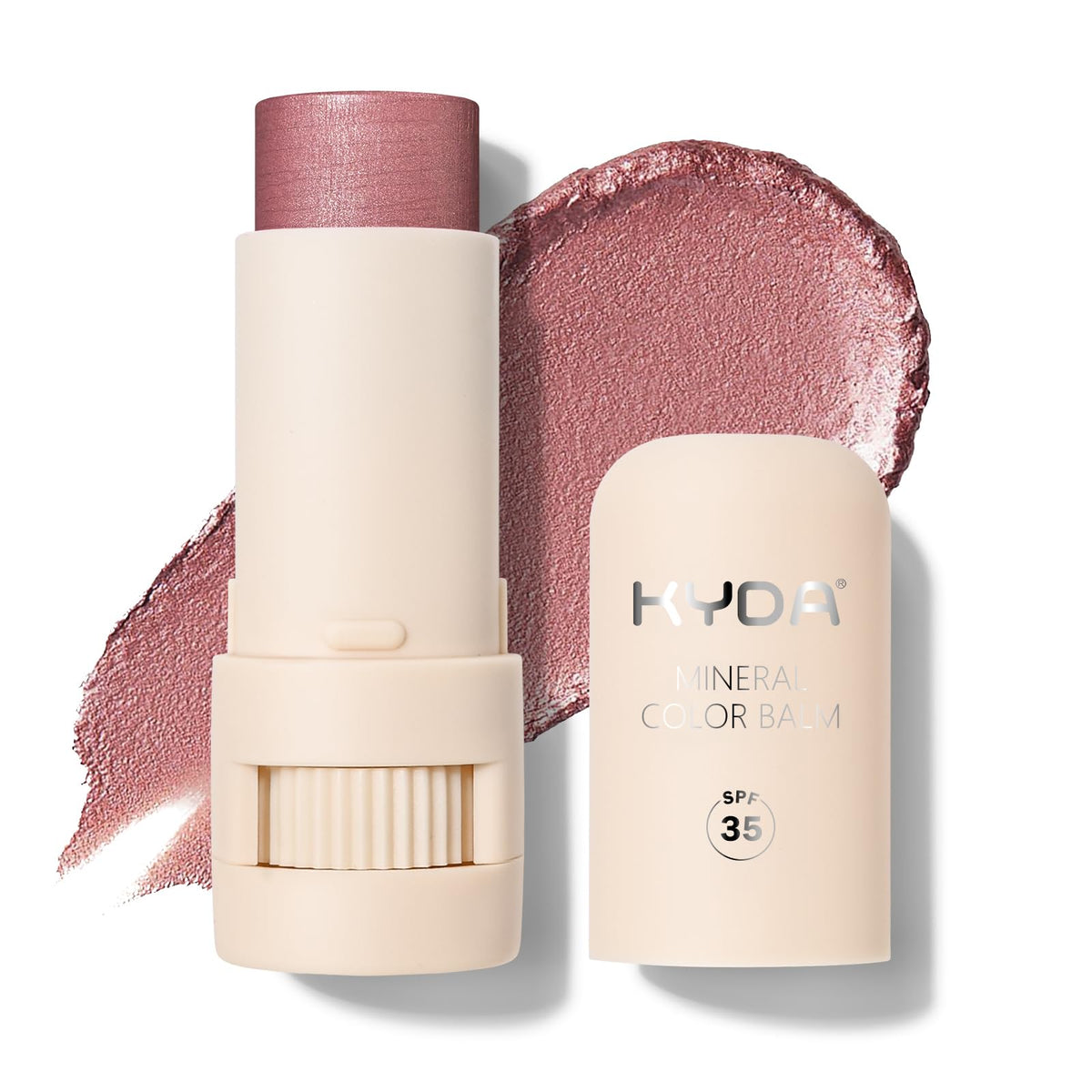 KYDA Rose front packaging showing stick and color, quick portable beauty